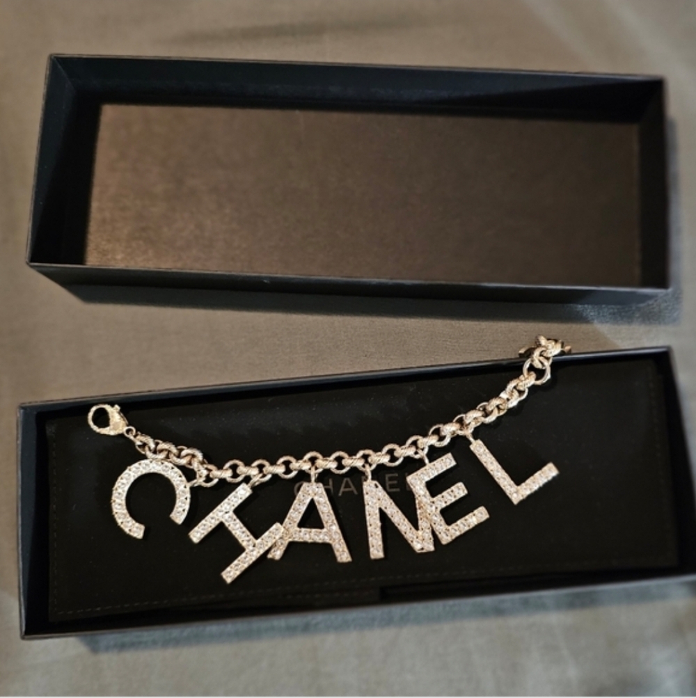 Chanel Logo Bracelet